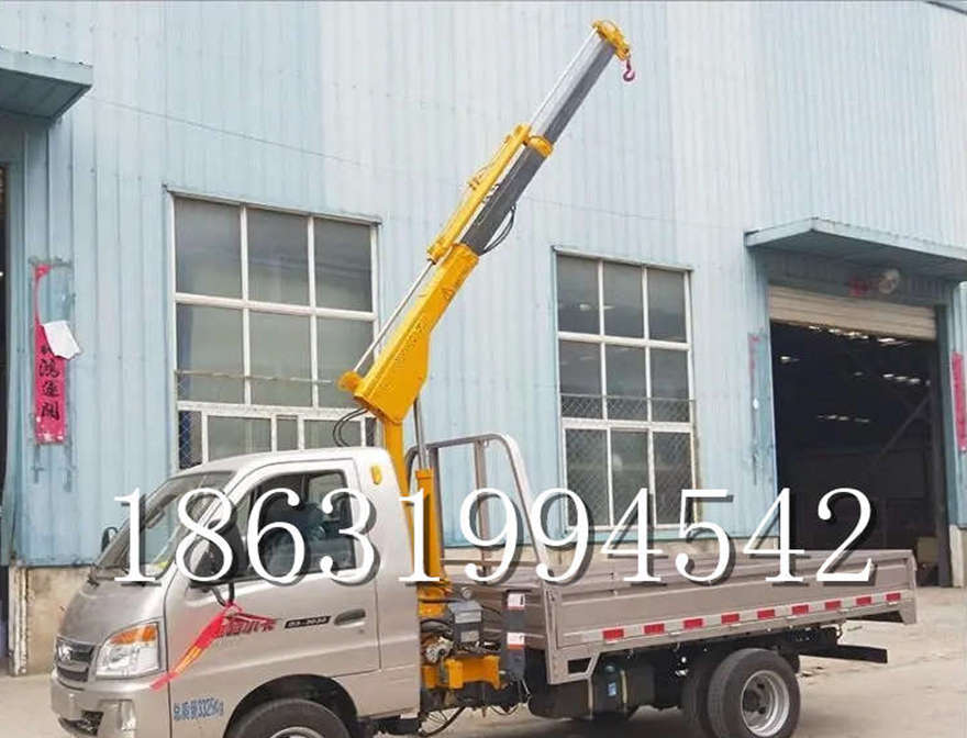 临高县车载吊机全电动液压吊机车载吊机全地形履带吊货车改装 多功能液压伸缩吊改装